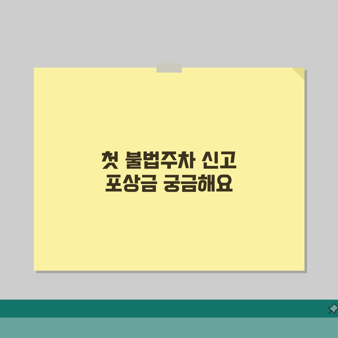 주차위반 신고 포상금 지급 시기 | 불법주차 신고 포상금 언제 받나 직접 해봤어요