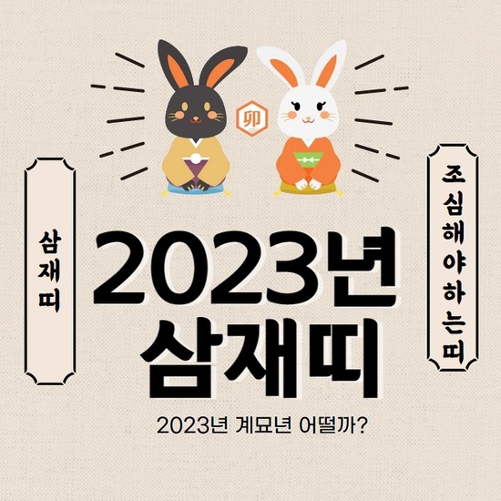 삼재띠 조심해야하는 띠, 삼재 계산법과 들삼재 눌삼재 날삼재